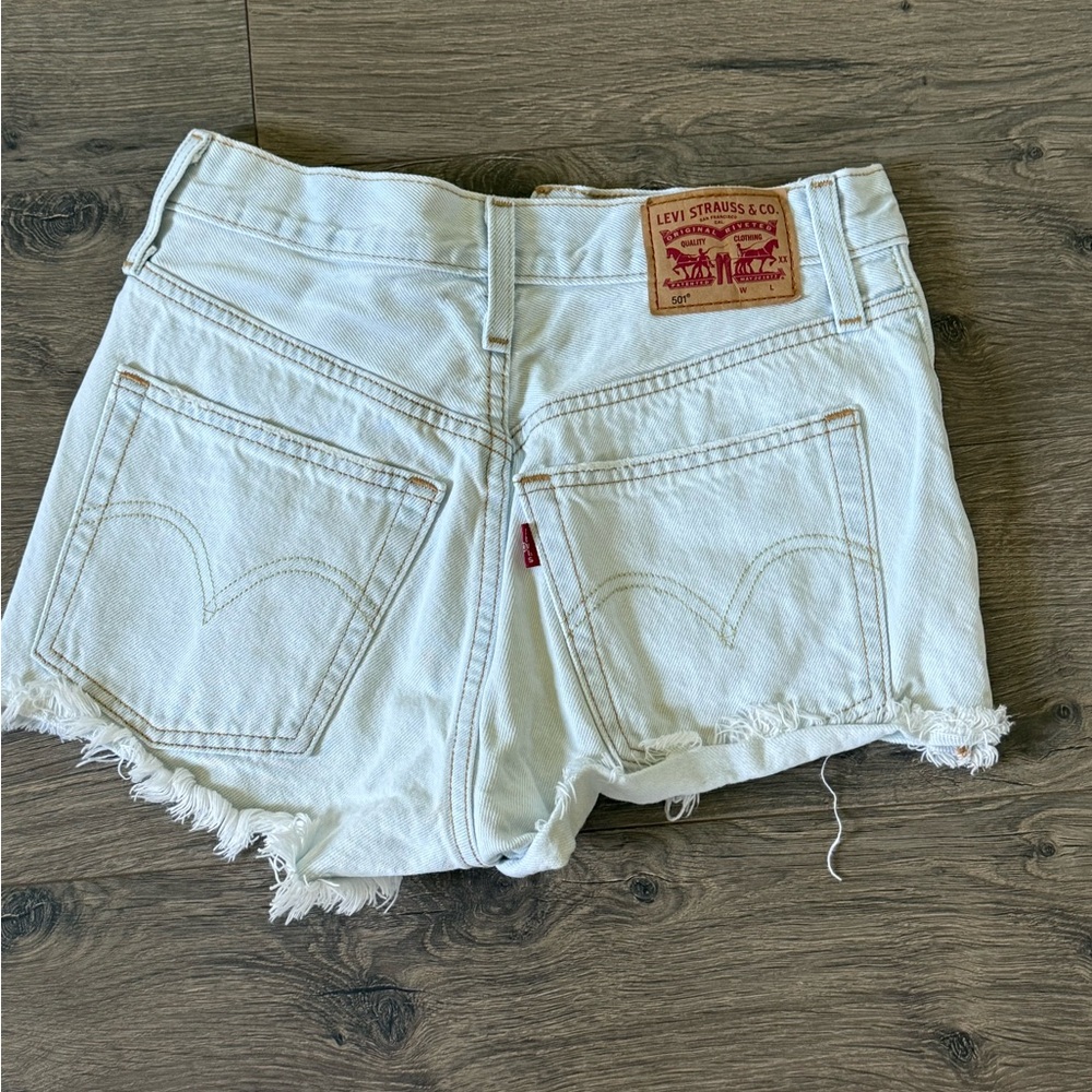 Levi's Women's Light Blue Jean Shorts